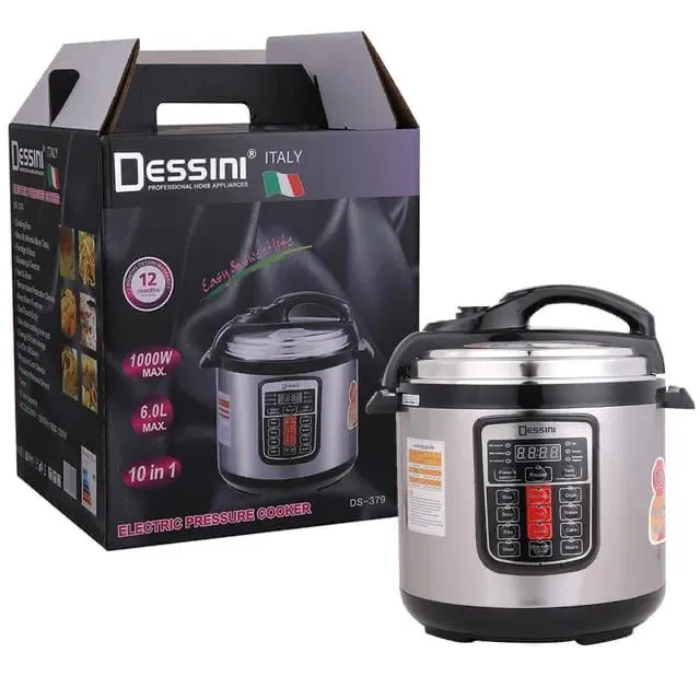 High-Quality 6 Litre Dessini Electric Pressure Cooker