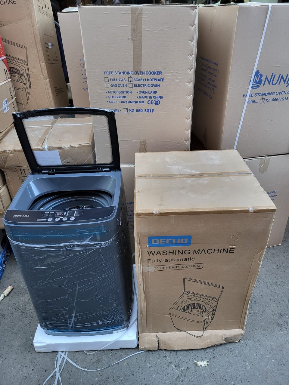 Decho 8kg Fully Automated Washing Machine – 2-Year Warranty — Best Price Kenya