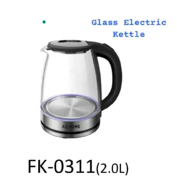 ✨ Ailyons 2L Glass Electric Kettle – Fast Boiling with Stylish LED Design