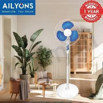 🔥 Ailyons 16-Inch Standing Fan – Powerful Airflow &amp; Adjustable Height